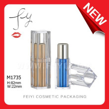 Square Double-Deck Klare Lippenstift Bpa Free Kosmetik Verpackung Tube